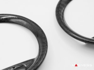 FIAT 500 Vent Cover Trim Kit - 2 piece set - Carbon Fiber